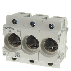 Siemens Siemens Dig Industr. Neozed-Sicherungssockel Gr D01, 3-polig 5SG5302