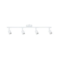 PAULMANN LED-Anbaustrahler 4x10W 4LEDs Carolina 667.54 weiß GU10 weiß matt Aluminium IP20