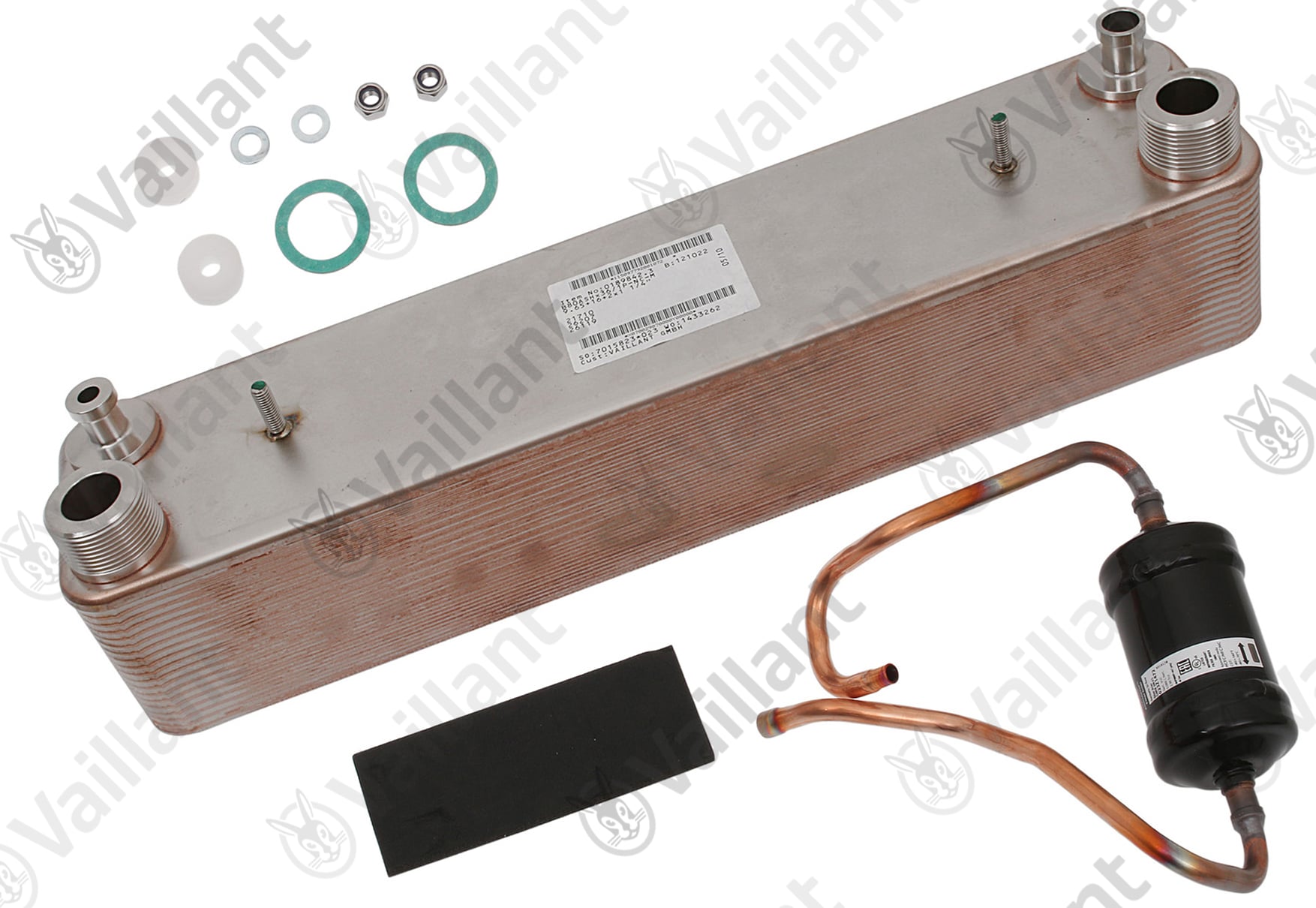 VAILLANT Kondensator (WT), 36 Platten Vaillant-Nr. 0020222897