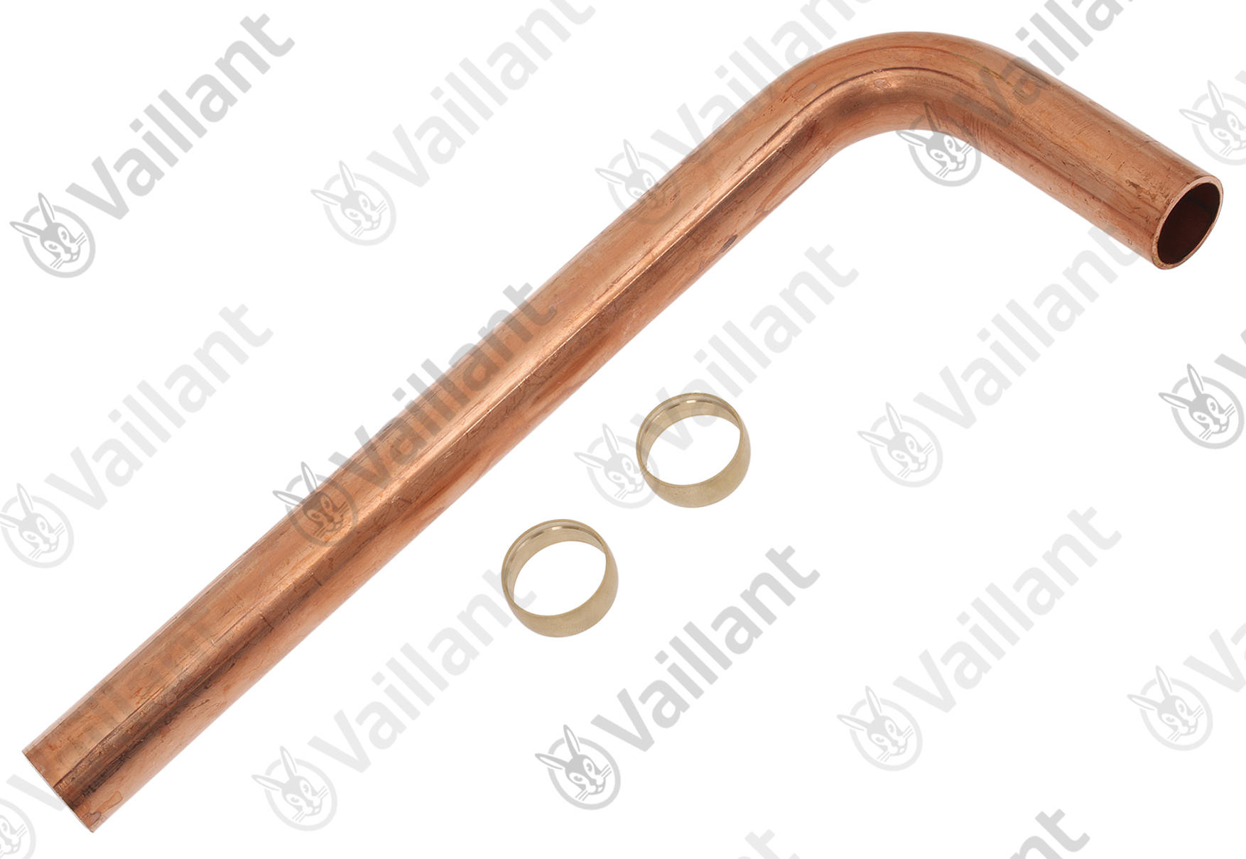 Rohr, HW (unvernickelt) Vaillant-Nr. 0020100818