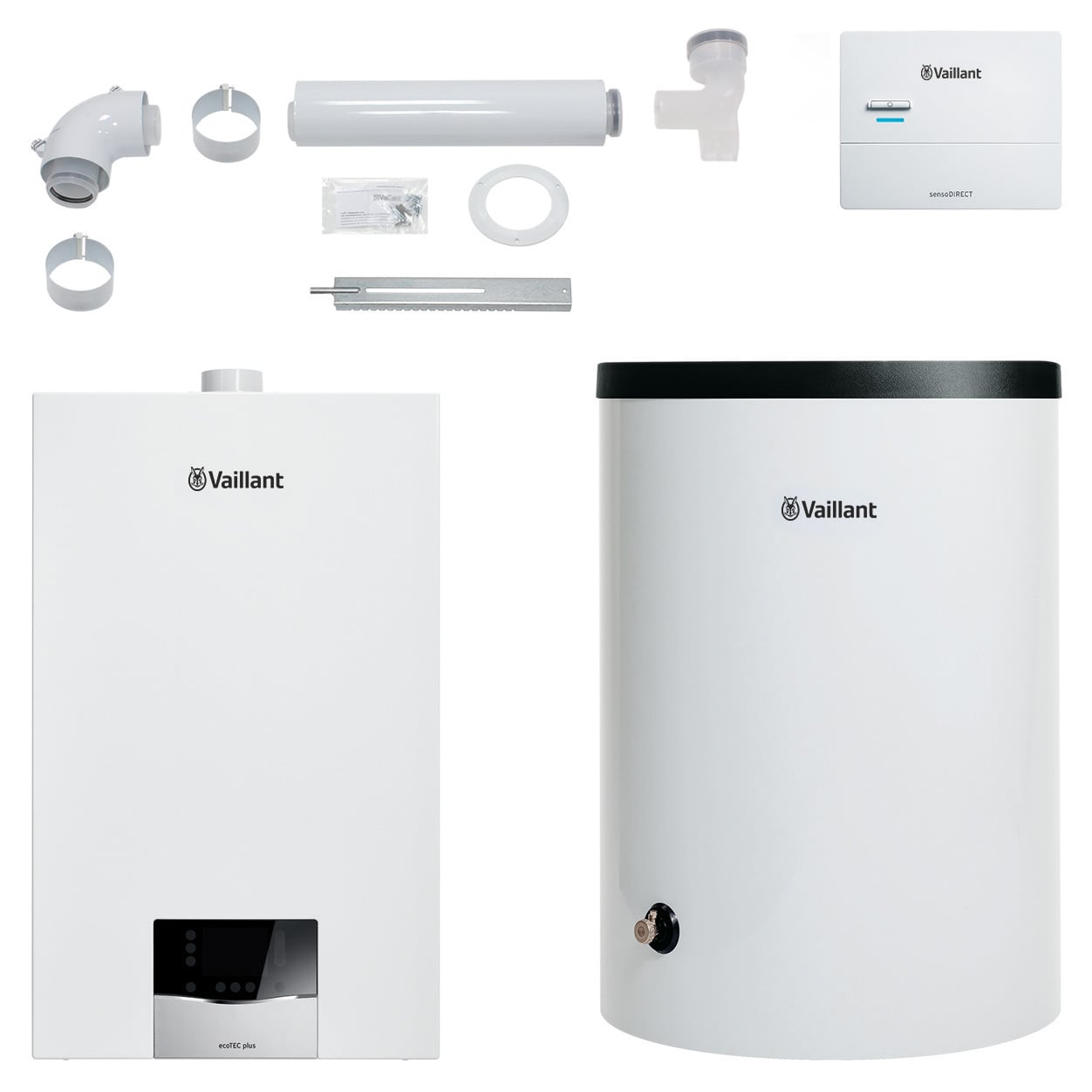 VAILLANT Paket 1.648/2 ecoTEC plus VC 20CS/1-5, VRC 710, VIH R 150, LAS starr