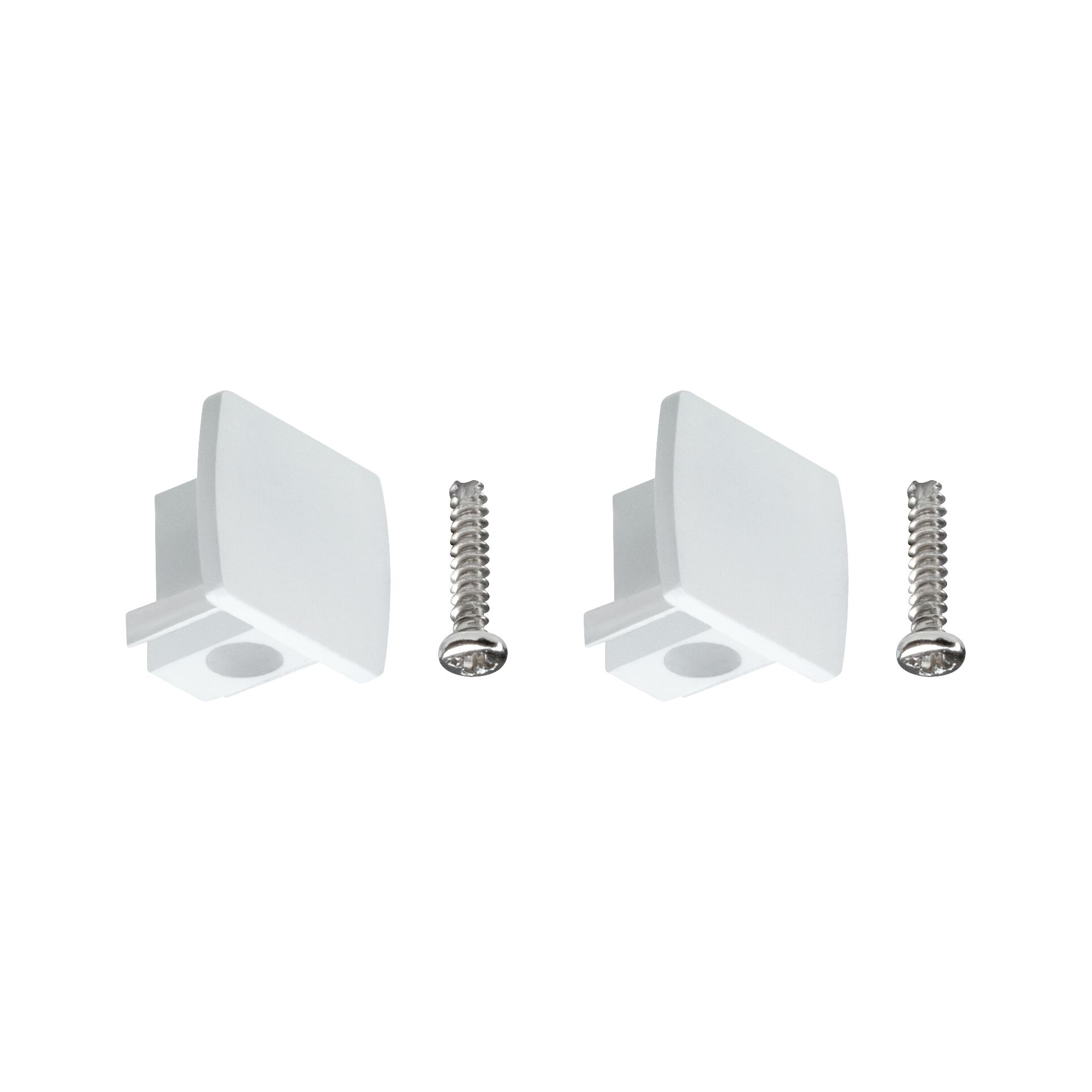 PAULMANN Endkappe wei&szlig; Kunststoff L21mm B13mm URail 954.97 H18mm