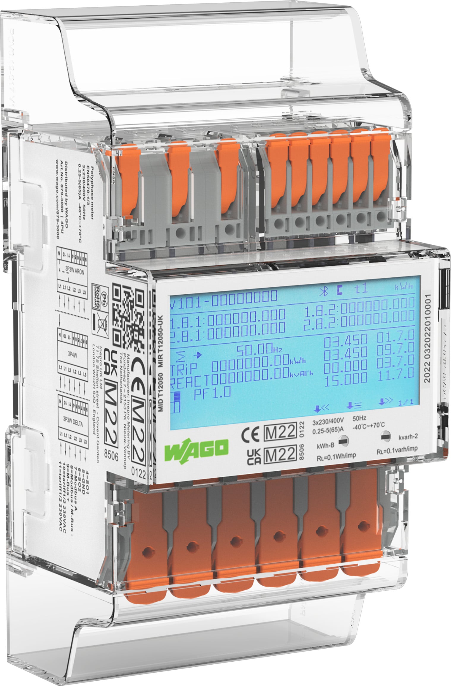 WAGO GmbH &amp; Co. KG Energieverbrauchszähler Direktanschluss 65A 879-3000