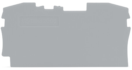 WAGO GmbH &amp; Co. KG Abschluss-u Zwischenplatte 1mm dick 2006-1291