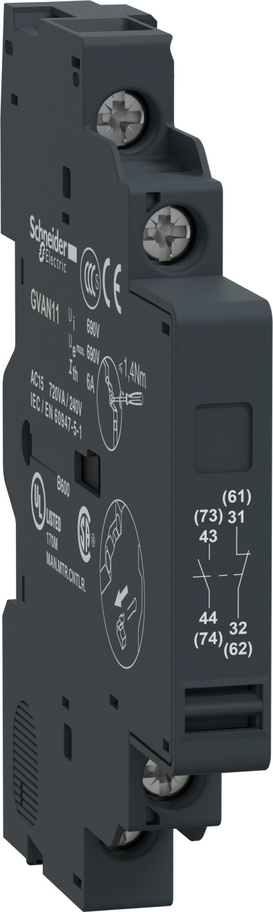 Schneider Schneider Electric Hilfsschalter 1S1Ö Anbau GVAN11