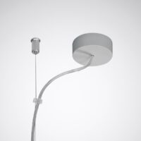 Trilux Deckenanschlussdose rund si-grau ZAA/03