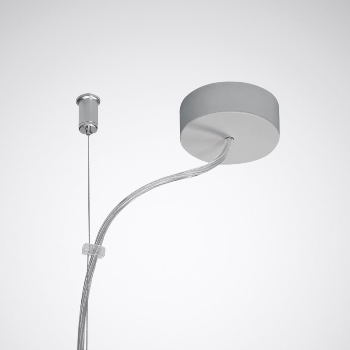 Trilux Deckenanschlussdose rund si-grau ZAA/03