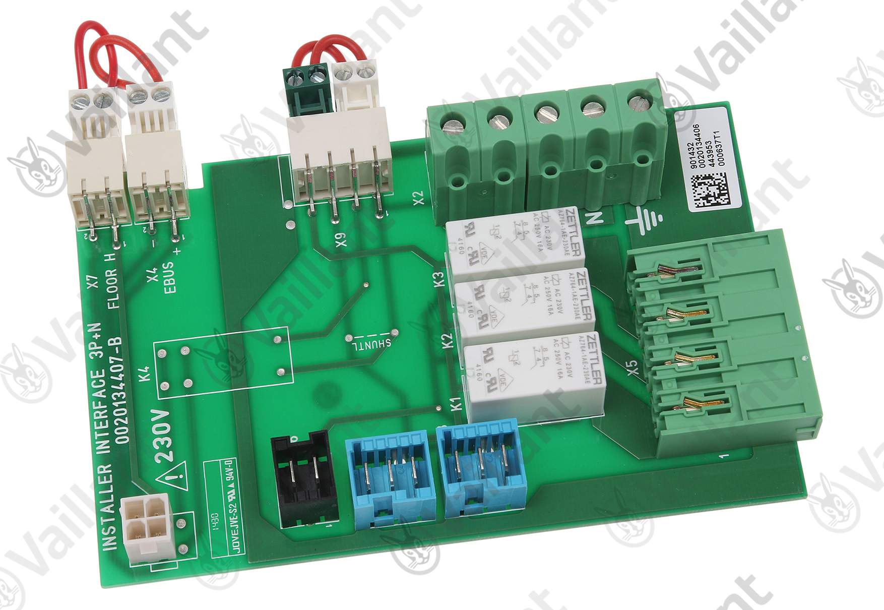 Leiterplatte, Installateur Vaillant-Nr. 0020181912