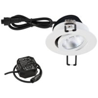 EVN Lichttechnik P-LED Einbauleuchte 230V 4000K weiß PC650N90140