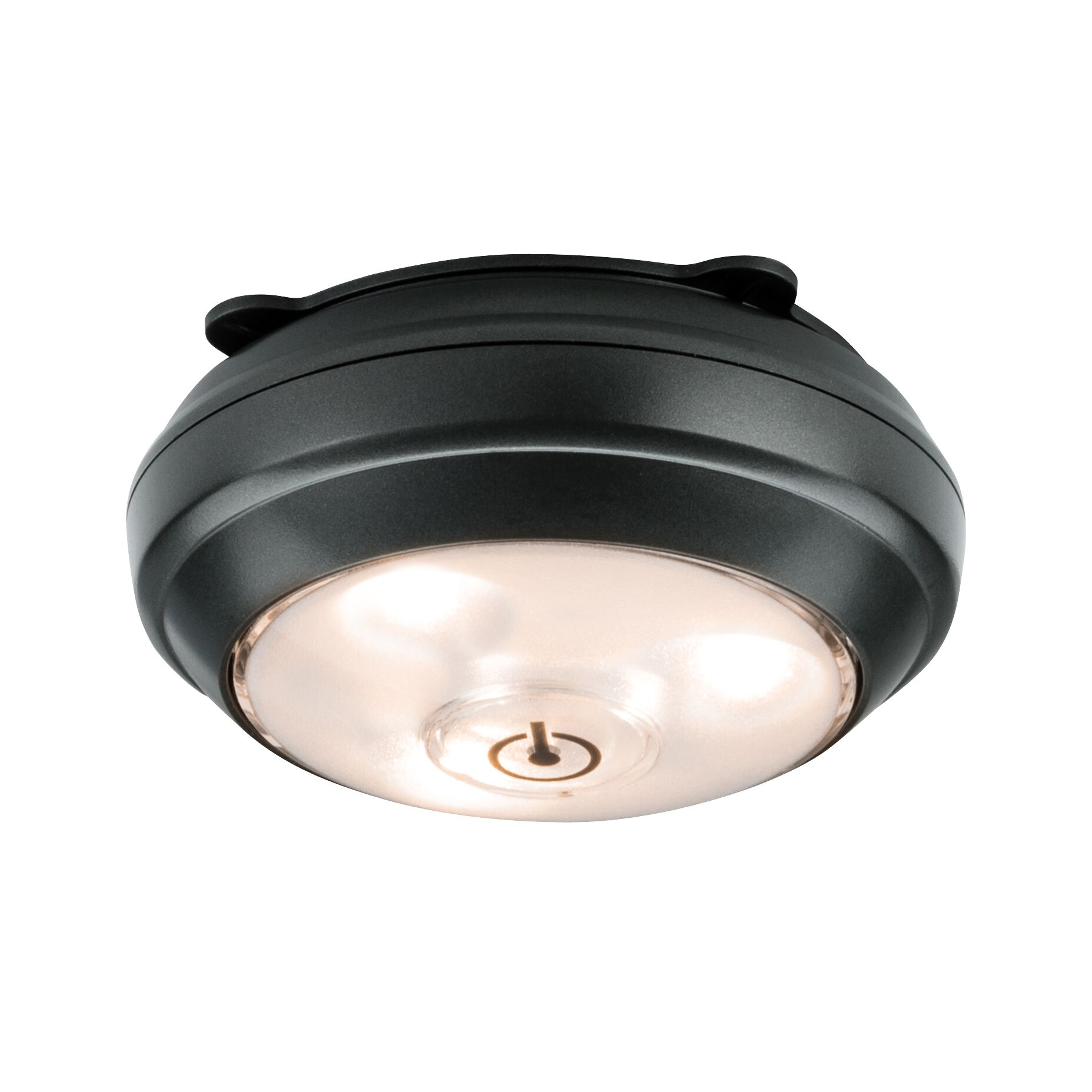 Paulmann PAULMANN LED-Anbauleuchte 0,6W 3000K grau ButtonLED 706.39 70lm Konverter