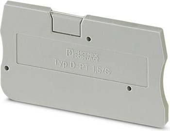 Phoenix Contact Abschlussplatte grau 45x2,2x24,3mm D-PT 1,5/S