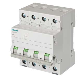 Siemens Siemens Dig Industr. Ausschalter 63A,4-polig 5TL1463-0