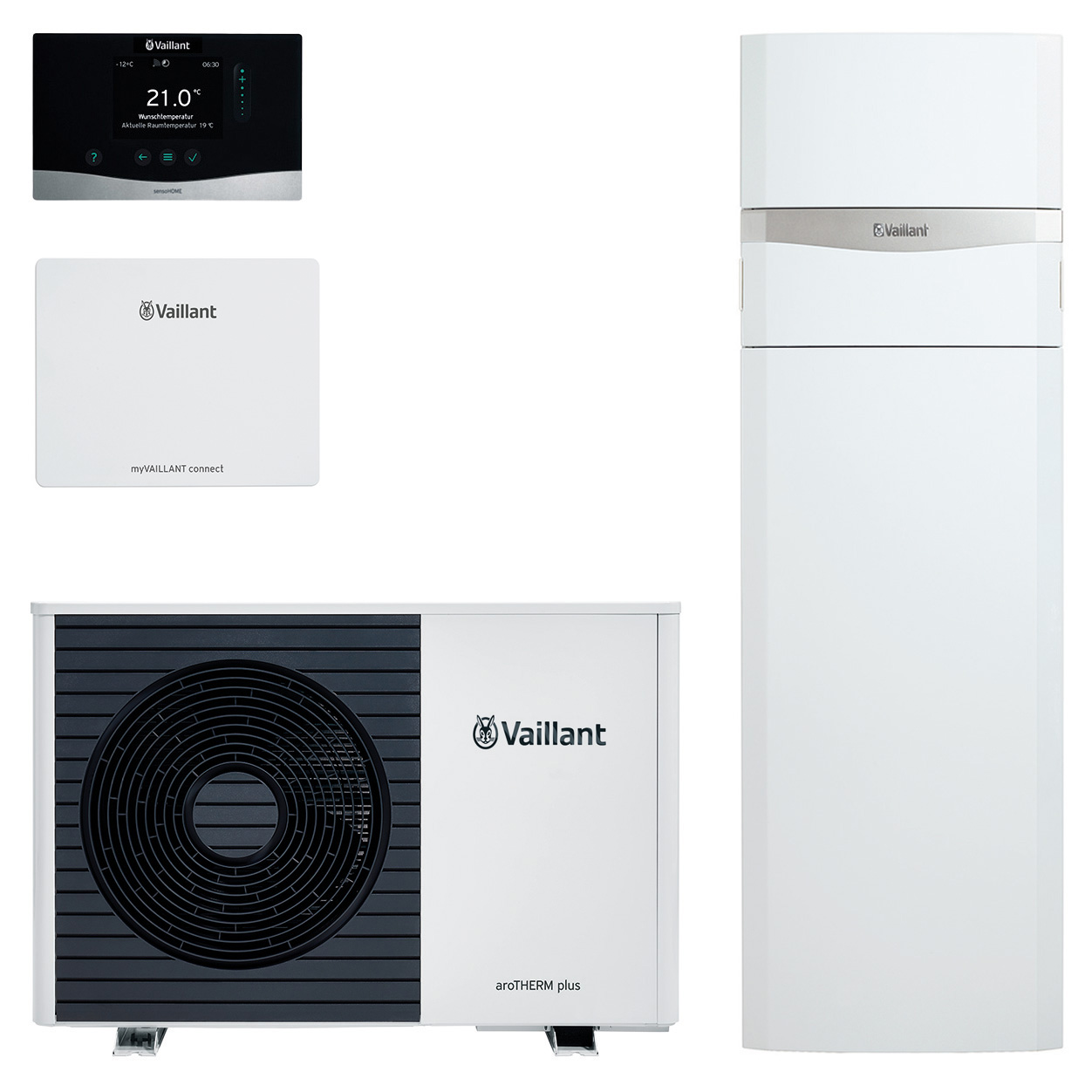 Vaillant VAILLANT Paket 4.3206 aroTHERM plus VWL 35/6A S2 mit uniTOWER plus VIH QW190