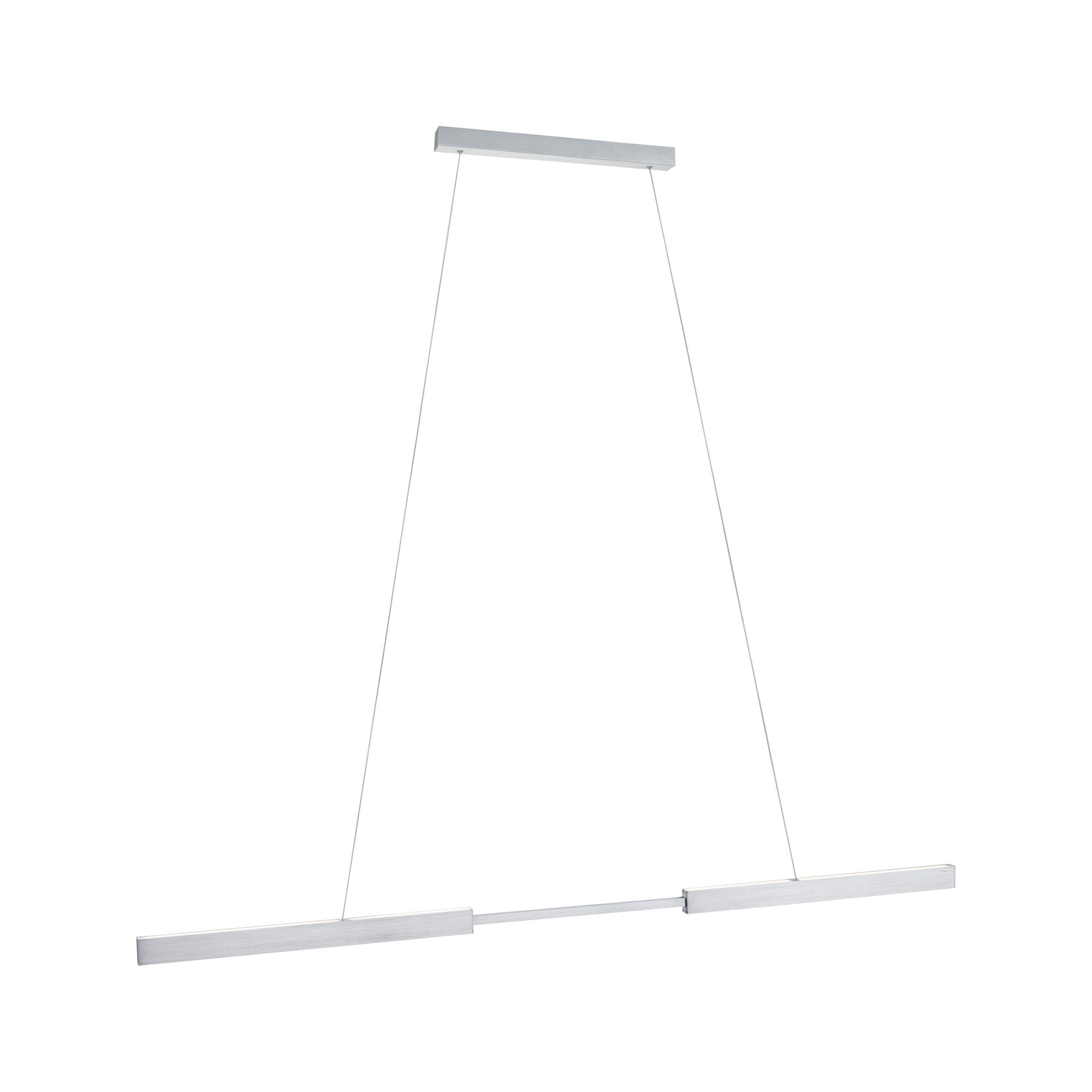 Paulmann PAULMANN LED-Pendelleuchte 2LEDs 2700K Aptare 798.15 1200lm Konverter alu sym IP20