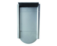 VAILLANT Dachhaken, Biber, Metaldachzieg Biberschwanz, 180 x 370 mm (2 Stück)