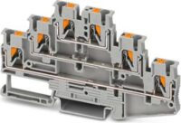 Phoenix Contact Durchgangsreihenklemme 0,14-4qmm, 5,2mm, grau PT 2,5-3L