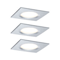 PAULMANN LED-Einbaustrahler 6,8W Konverter weiß CoinSlim 938.95 DALI dimmbar 1LED alu 2700K