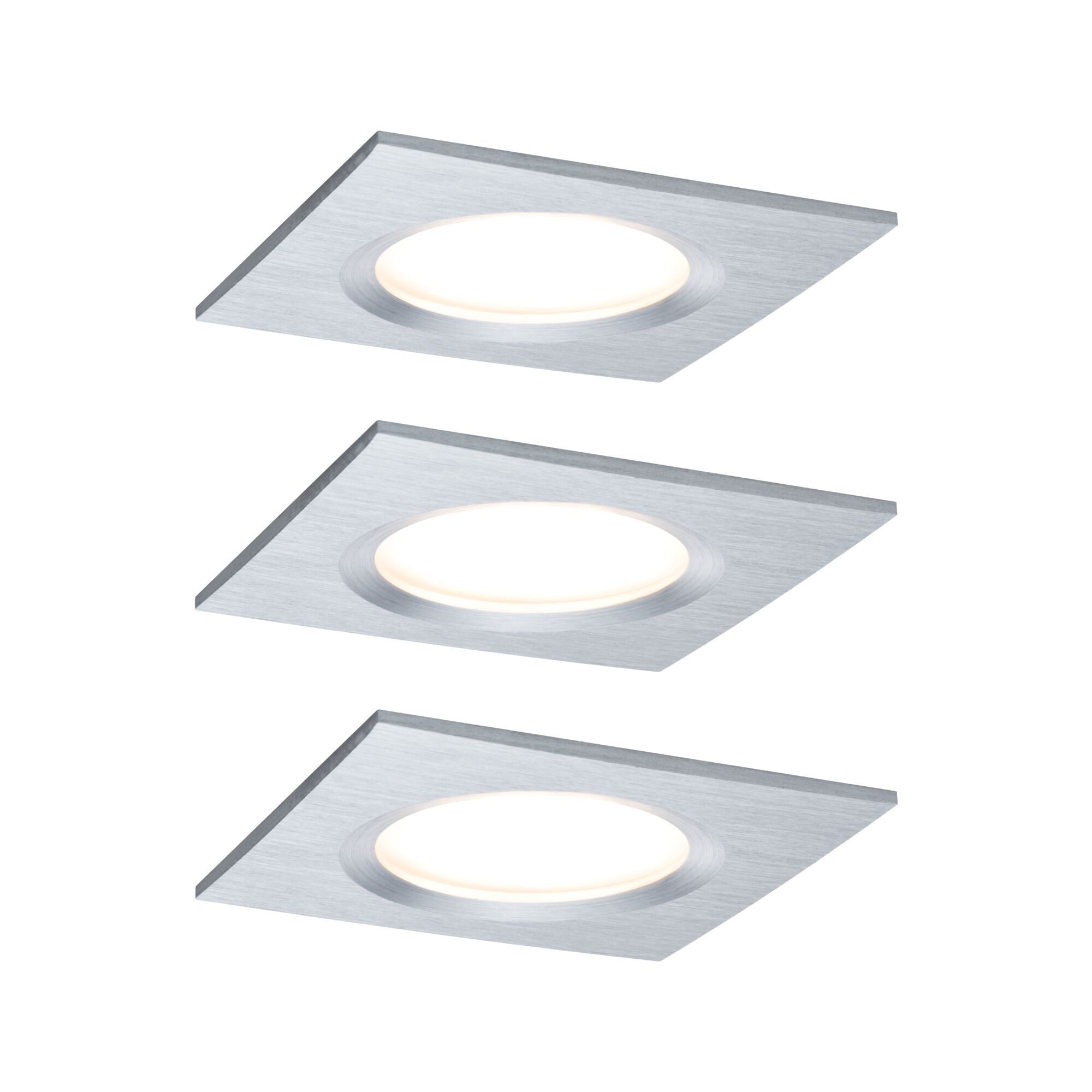 Paulmann PAULMANN LED-Einbaustrahler 6,8W Konverter weiß CoinSlim 938.95 DALI dimmbar 1LED alu 2700K
