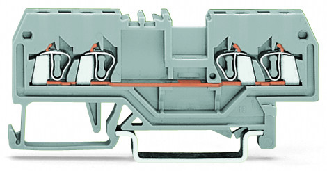 WAGO GmbH &amp; Co. KG Durchgangsklemme grau 0,08-1,5qmm 279-831