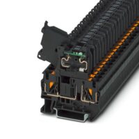 Phoenix Contact Sicherungsreihenklemme 0,2-6qmm,6,3A 30V, schwarz PT4-HESILED 24(5x20)