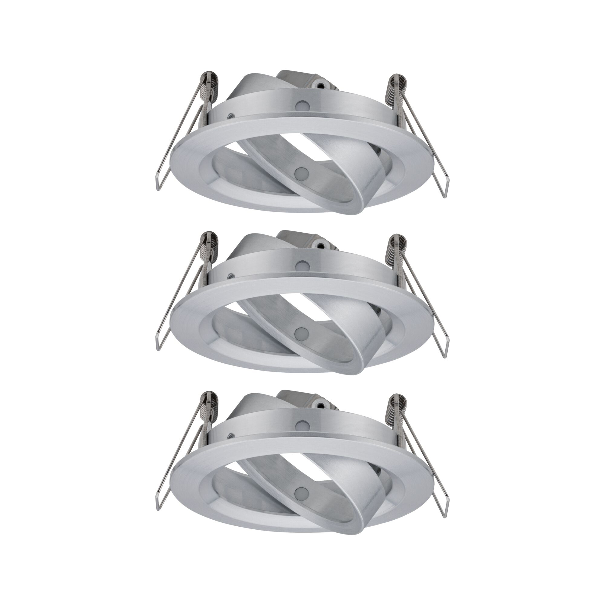 Paulmann PAULMANN LED-Einbaustrahler 3x10W 3LEDs Choose 924.90 alu GU10 alu Aluminium IP23
