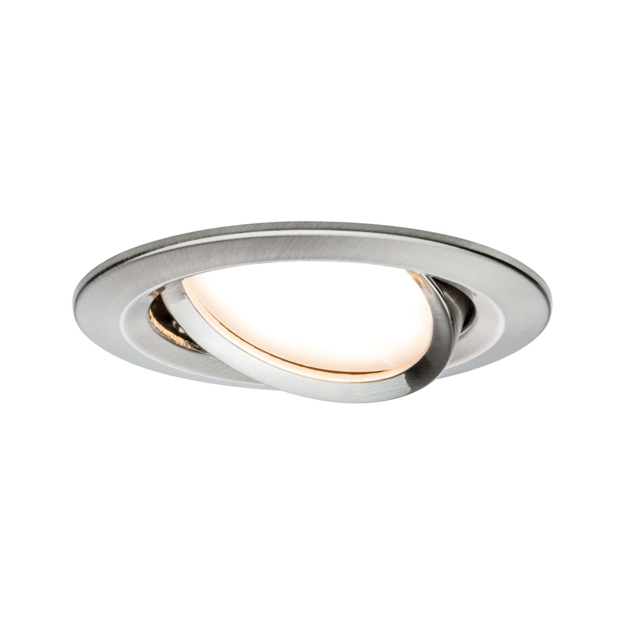 Paulmann PAULMANN LED-Einbaustrahler 6,8W 1LED weiß CoinSlim 938.77 eisen 2700K 425lm eisen