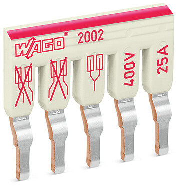 WAGO GmbH &amp; Co. KG Schachtelbrücker lgr. 5-fach, isoliert 2002-475