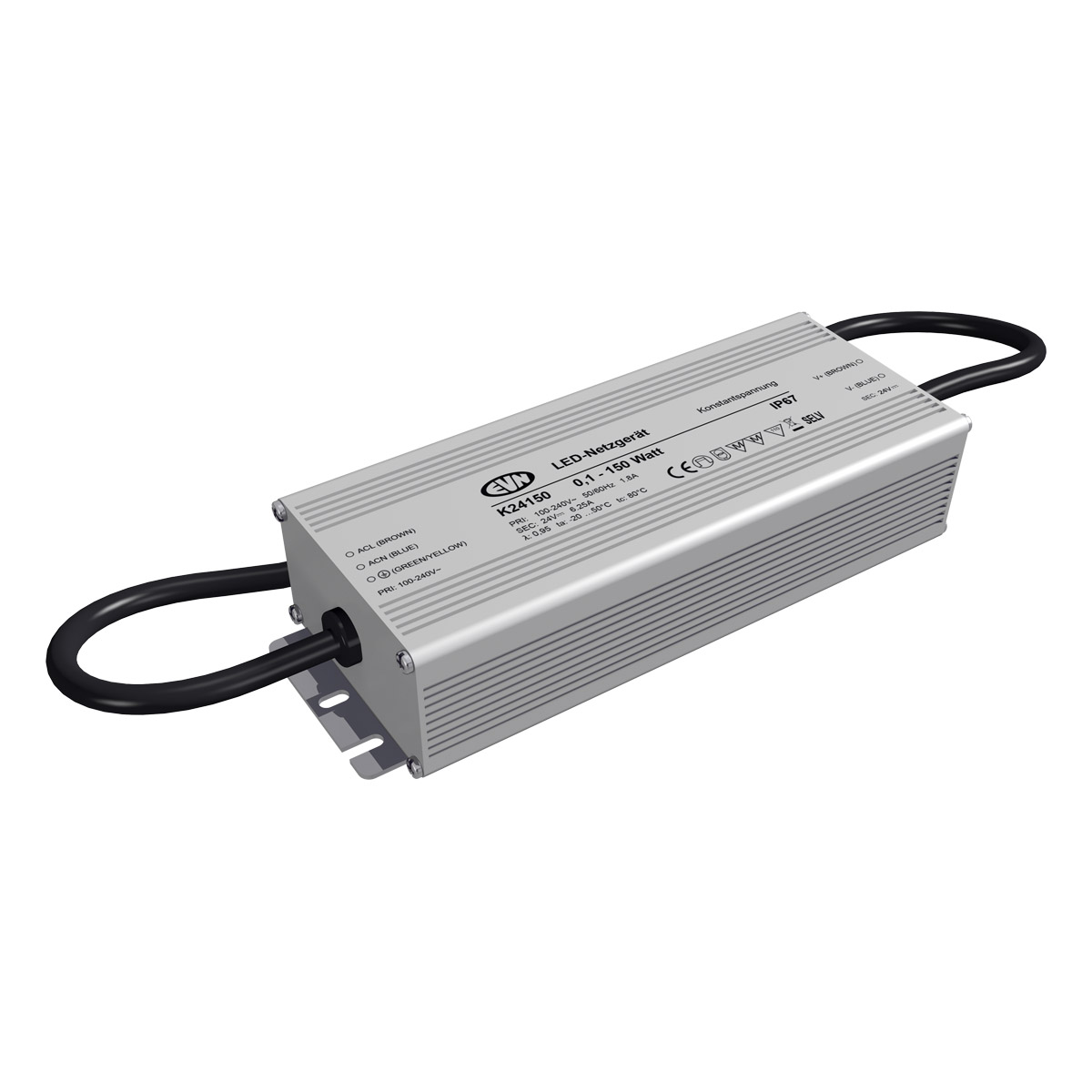 EVN Lichttechnik LED-Netzgerät 24V DC/5-150W K24 150
