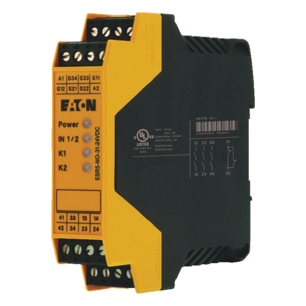 Eaton Eaton (Moeller) Sicherheitsrelais NOT-AUS 24V DC ESR5-NO-31-24VDC