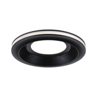 PAULMANN LED-Einbaustrahler 6,5W Konverter schwarz 922.51 1LED 3000K weiß 300lm schwarz matt Kunststoff