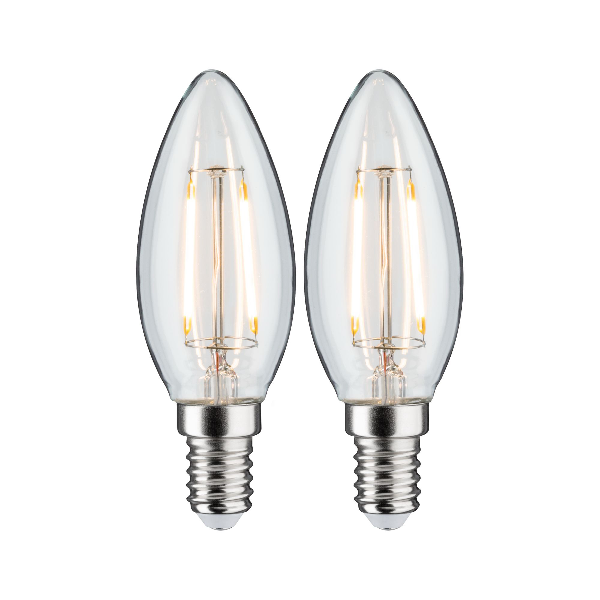 Paulmann PAULMANN LED-Kerzenlampe FM E14 2,7W weiß 288.55 2700K 250lm F kl AC Ø35x97mm