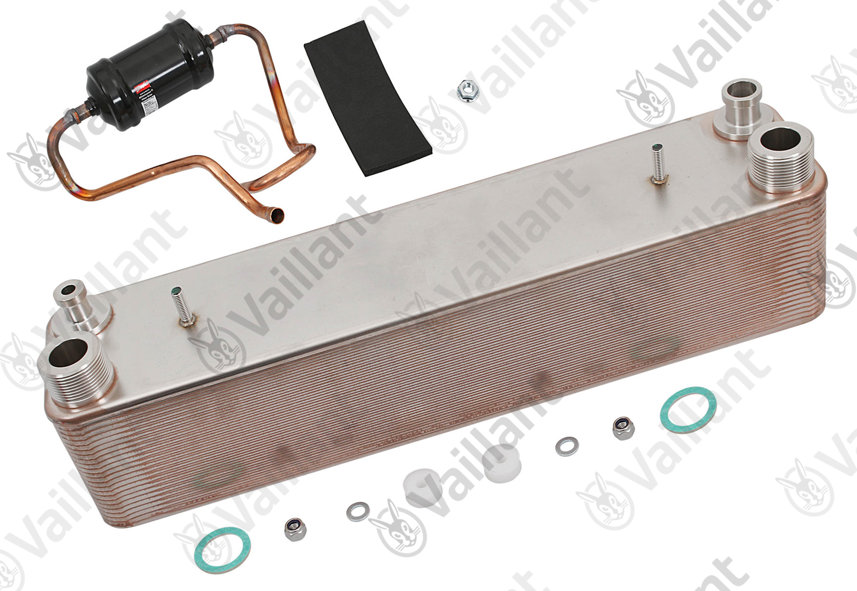 VAILLANT Kondensator (WT), 44 Platten Vaillant-Nr. 0020222898