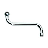S-Auslauf 13005 Ausladung 150mm für Küchen-Wandbatterien 1/2" chrom
