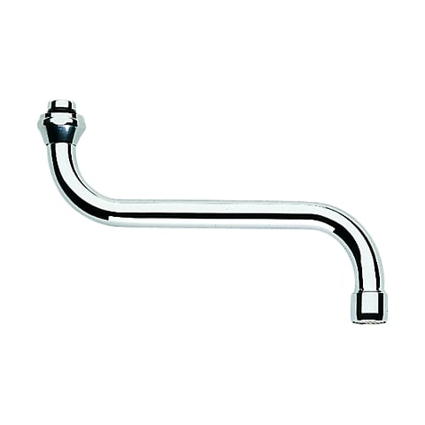 S-Auslauf 13005 Ausladung 150mm für Küchen-Wandbatterien 1/2" chrom