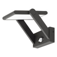 EVN Lichttechnik Solar-LED-Wandleuchte 3000K anthrazit PAS541502
