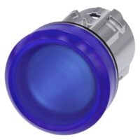 Siemens Dig Industr. Leuchtmelder blau, Linse, glatt 3SU1051-6AA50-0AA0