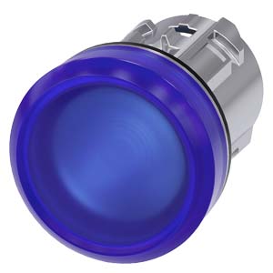 Siemens Siemens Dig Industr. Leuchtmelder blau, Linse, glatt 3SU1051-6AA50-0AA0