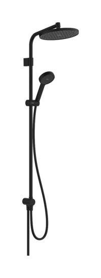 HANSGROHE Activera S Showerpipe 240 1jet EcoSmart Reno Varia schwarz matt