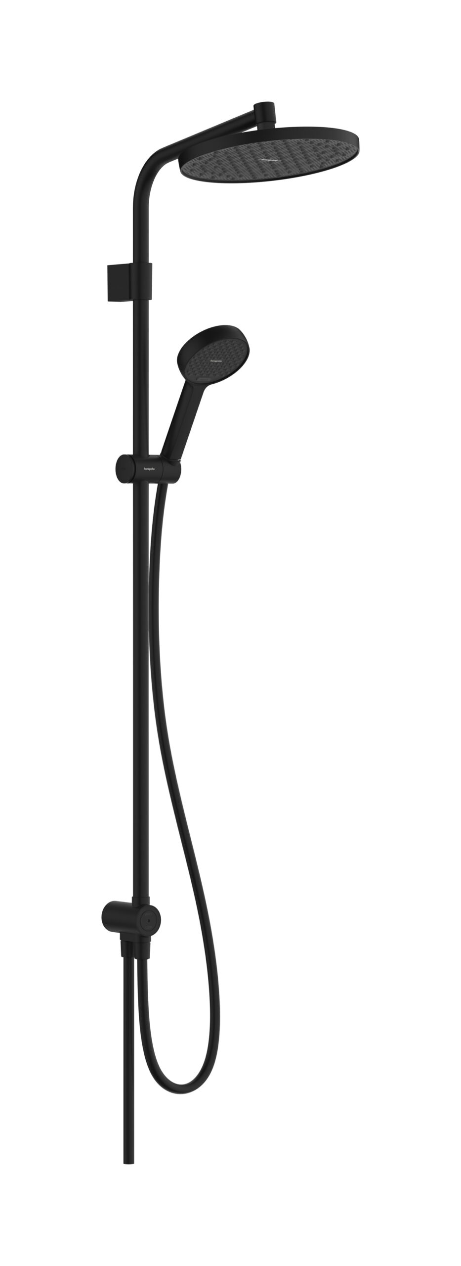HANSGROHE Activera S Showerpipe 240 1jet EcoSmart Reno Varia schwarz matt
