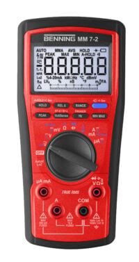 BENNING Multimeter digi 1000V/AC 10A/AC BENNING MM 7-2 1000V/DC 10A/DC 60MOhm