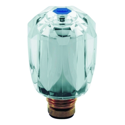 Oberteil 45951 mit Brillant Griff Markierung blau 1/2" chrom