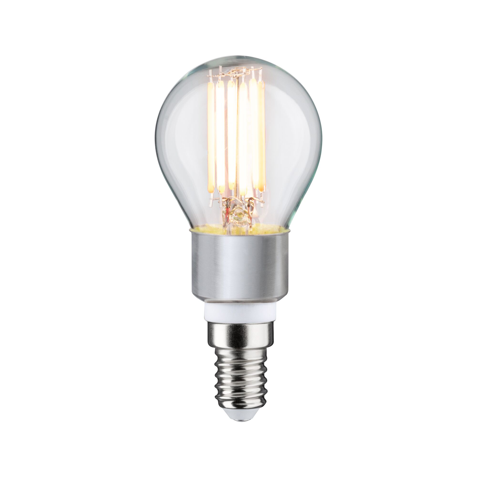 Paulmann PAULMANN LED-Kugellampe FM E14 P45 5W weiß 287.78 3000K 470lm F kl dimmbar AC Ø45x99mm