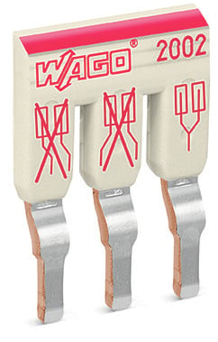 WAGO GmbH &amp; Co. KG Schachtelbrücker lgr. 3-fach, isoliert 2002-473