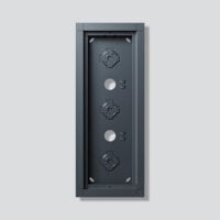 SIEDLE Gehäuse Aluminium innen/außen anthrazit GA 612-3/1-01 Außengewinde