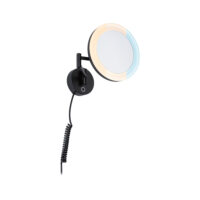 PAULMANN LED-Spiegelleuchte 6W 55lm schwarz Masua 711.49 2700-6500K