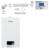 VAILLANT Paket 1.122 Mehrfachbel. 4er VCW 20/26CS/1-5,VRT350,inklusiveAbgasleitung
