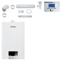 VAILLANT Paket 1.120 Mehrfachbel. 2er VCW 20/26CS/1-5,VRT350,inklusiveAbgasleitung