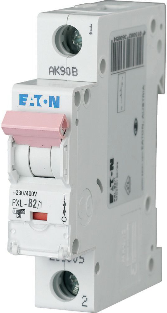 Eaton (Installation) Leitungsschutzschalter 2A, 1p, Charakter. B PXL-B2/1