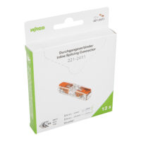 WAGO GmbH & Co. KG Durchgangsverbinder +Hebel max 4qmm transparent 221-2411/995-012