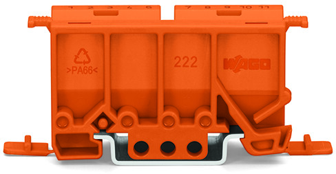 WAGO GmbH &amp; Co. KG Befestigungsadapter f.2-5-polig orange 222-500